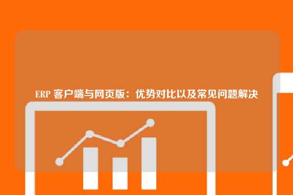 ERP 客户端与网页版：优势对比以及常见问题解决