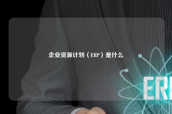 企业资源计划（ERP）是什么